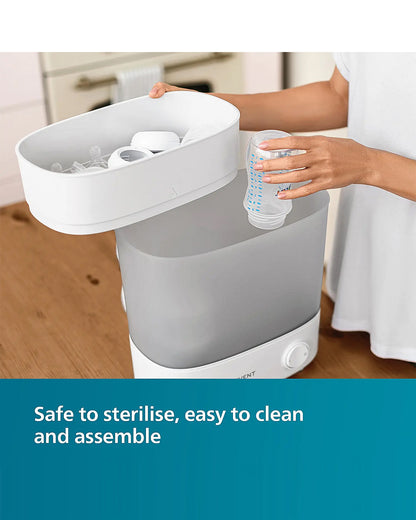 Philips Avent Anti Colic Bottle 260ml-Feeding Bottle with Flow 2 Nipple-BPA Free-White-1M+