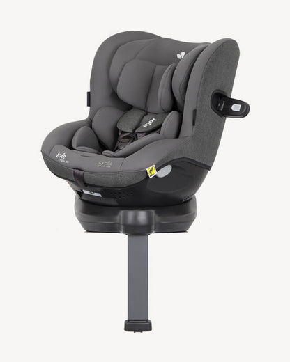 Joie i-Spin 360 Baby Car Seat-Convertible-(Front & Rear Facing)-6 Positions Recline-360 Degrees Rotation-2 Years Warranty-For 0 to 4Y (Upto 19 Kg)-Shell Grey