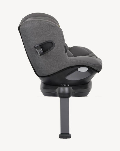 Joie i-Spin 360 Baby Car Seat-Convertible-(Front & Rear Facing)-6 Positions Recline-360 Degrees Rotation-2 Years Warranty-For 0 to 4Y (Upto 19 Kg)-Shell Grey