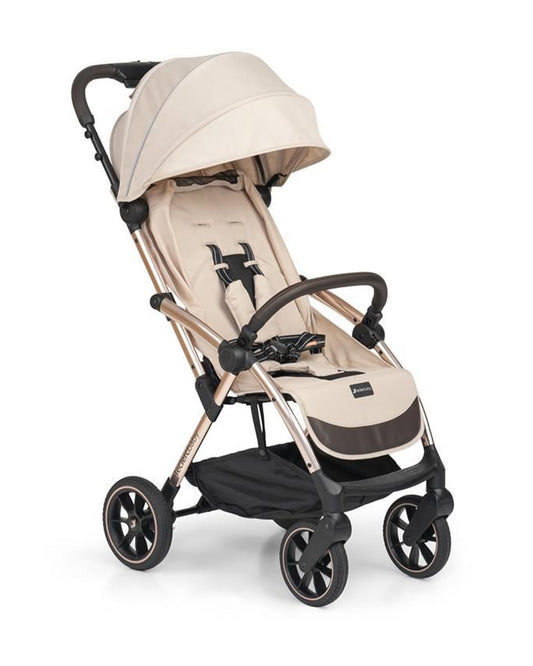 Leclerc Influencer XL Lightweight Baby Stroller-Air Cabin Friendly-With Large Frame and Wheels-2 Years Warranty-for 6M to 5Y (Upto 22Kg)-Sand Chocolate