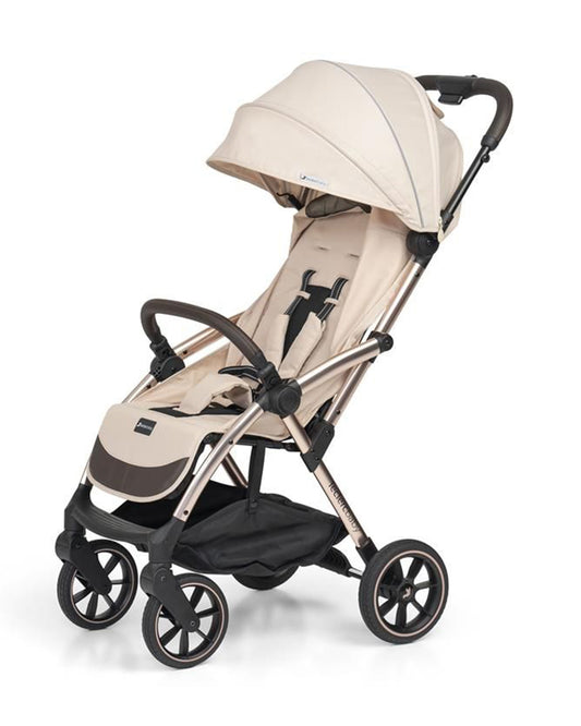 Leclerc Influencer XL Lightweight Baby Stroller-Air Cabin Friendly-With Large Frame and Wheels-2 Years Warranty-for 6M to 5Y (Upto 22Kg)-Sand Chocolate