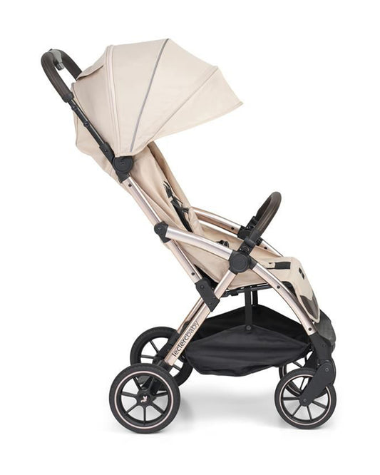 Leclerc Influencer XL Lightweight Baby Stroller-Air Cabin Friendly-With Large Frame and Wheels-2 Years Warranty-for 6M to 5Y (Upto 22Kg)-Sand Chocolate