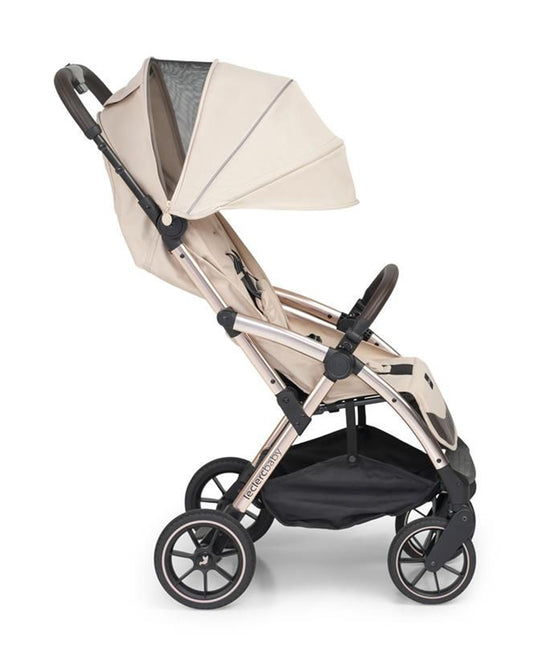 Leclerc Influencer XL Lightweight Baby Stroller-Air Cabin Friendly-With Large Frame and Wheels-2 Years Warranty-for 6M to 5Y (Upto 22Kg)-Sand Chocolate