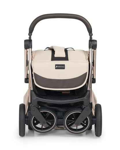 Leclerc Influencer XL Lightweight Baby Stroller-Air Cabin Friendly-With Large Frame and Wheels-2 Years Warranty-for 6M to 5Y (Upto 22Kg)-Sand Chocolate