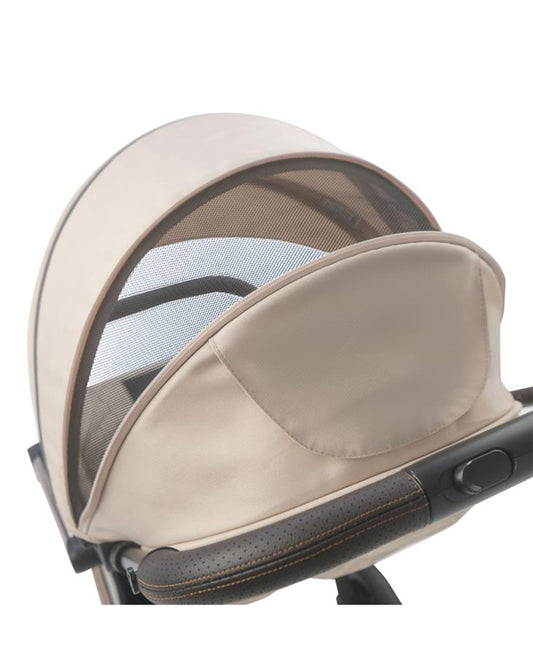 Leclerc Influencer XL Lightweight Baby Stroller-Air Cabin Friendly-With Large Frame and Wheels-2 Years Warranty-for 6M to 5Y (Upto 22Kg)-Sand Chocolate