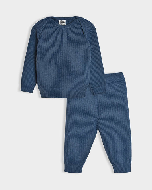 Mi Arcus Navy Blue Thermal Set-Adventure Blue Victory-Viscose-For Infants