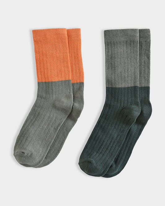 Mi Arcus Multicolor Socks-Adventure Dual-Cotton-Pack Of 2-For Infants