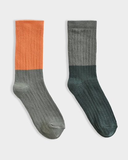 Mi Arcus Multicolor Socks-Adventure Dual-Cotton-Pack Of 2-For Infants