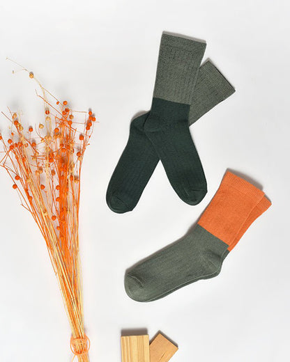 Mi Arcus Multicolor Socks-Adventure Dual-Cotton-Pack Of 2-For Infants