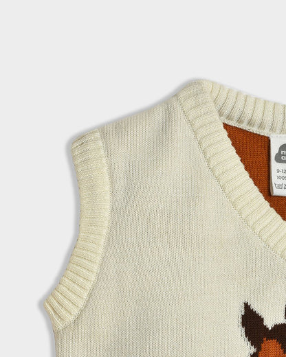 Mi Arcus Multicolor Sweater-Adventure Horse-Cotton-For Infants