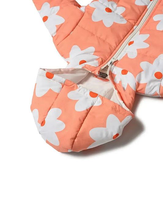 Mi Arcus Peach Jacket-Frosty'z Daisy-Polyester-For Infants