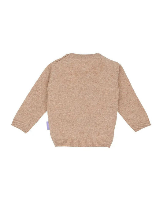 Mi Arcus Beige Sweater-Fun Days-Cotton-For Infants