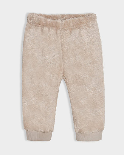 Mi Arcus Beige Sweater Set-Neutral Love-Polyester-For Infants