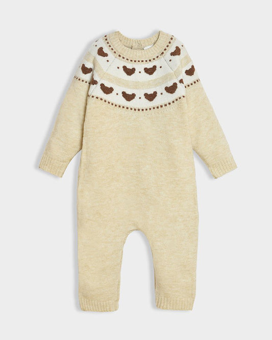 Mi Arcus Cream Jumpsuit-Neutral Love-Acrylic-For Infants