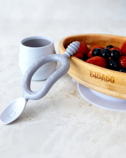 Bibado Dippit Multi Stage Baby Weaning Spoon and Dipper-For Self Feeding Infants-Mint-Pack of 2