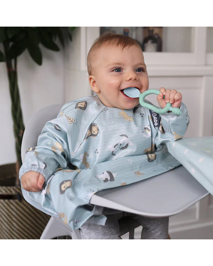 Bibado Dippit Multi Stage Baby Weaning Spoon and Dipper-For Self Feeding Infants-Mint & Blue-Pack of 2