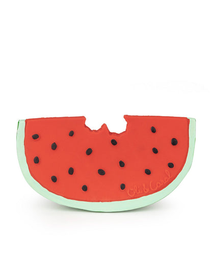 Oli & Carol Wally The Watermelon-Natural Rubber Teether-Soft & Flexible-0M+