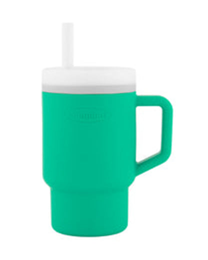 Infantino My 1st Tumbler-Leak Resistant Straw-Easy to Clean-Lightweight-Easy to Hold-Silicone Tumbler-Alpine-6M to 48M