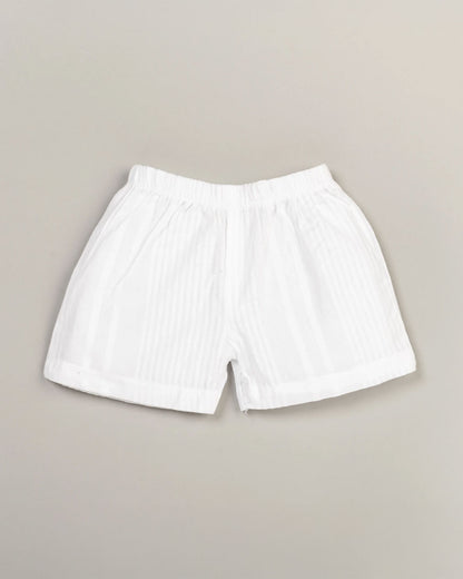 BeeLittle Blue & White Top & Shorts Set-Polka Dots-Cotton-For Infants