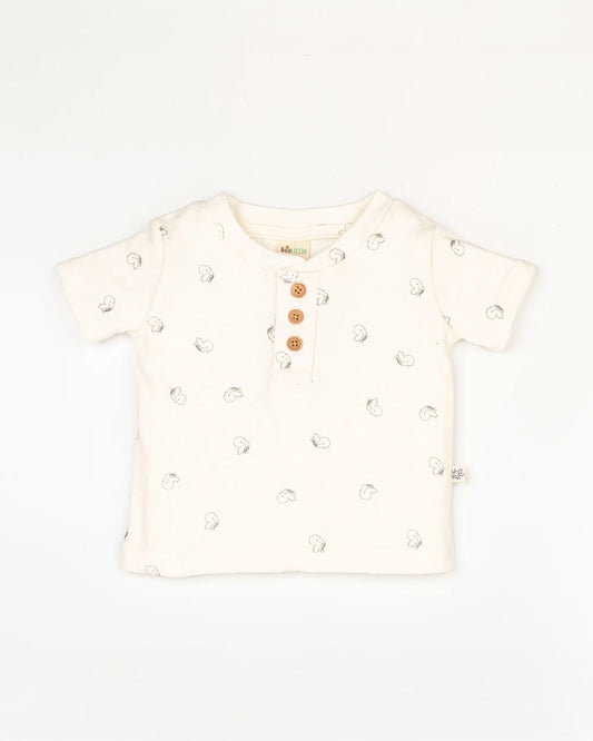 Beelittle White & Black Top & Shorts Set-Tiny Bucks-Cotton-For Infants