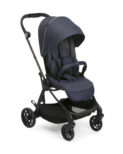 Chicco One4Ever Lounge Baby Stroller-Height Adjustable Backrest-Flat Reclining & Reversible Seat-One Hand Fold-6 Months Warranty-For 0 to 4Y (Upto 22 Kg)-Denim Shine