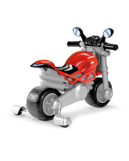 Chicco Toy Ducatti Monster Ride On-Removable Side Wheels-Push Along Toy-For 1.5 to 5 Years