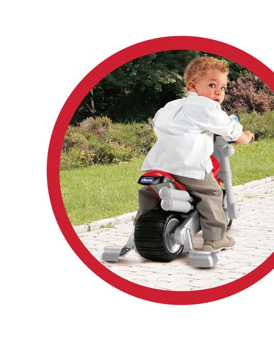 Chicco Toy Ducatti Monster Ride On-Removable Side Wheels-Push Along Toy-For 1.5 to 5 Years