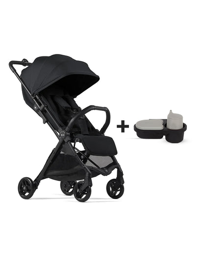 Silver Cross Jet 5-World's First Cabin Approved Stroller-With Snack Tray, Rain Cover & Travel Bag-One Motion Fold-Pram for 0 to 4Y (Upto 22 Kg)-Space