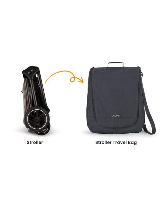 Nuna TRIV Next Stroller -With Cup Holder-Includes Travel Bag, Rain Cover & Post Adaptors-Reversible Seat-One Hand Fold-Pram for 0 to 4Y (Upto 22Kg)-Cedar