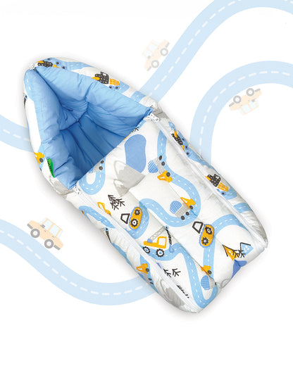 nuluv Baby Carrier Nest-100% Cotton With Antimicrobial & Hypoallergenic Filling-Transport-Newborn Bed