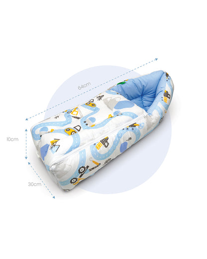 nuluv Baby Carrier Nest-100% Cotton With Antimicrobial & Hypoallergenic Filling-Transport-Newborn Bed