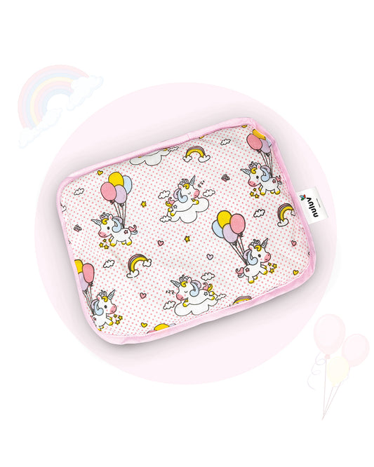 nuluv Baby Pillow-With Mustard Seeds Filling-Unicorn-For Infants