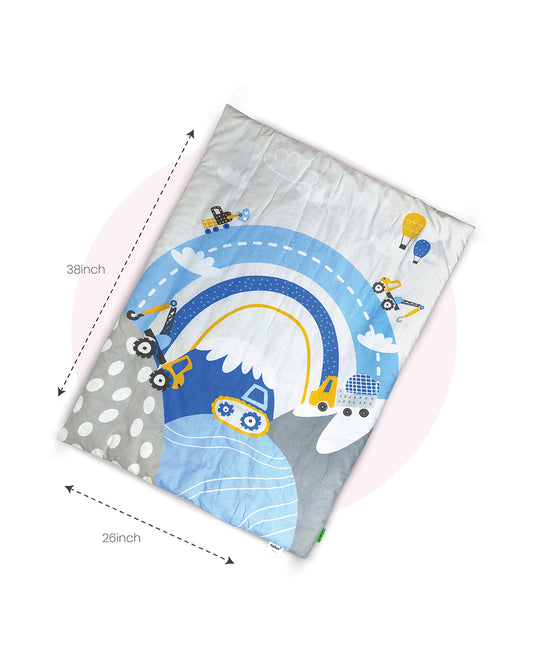 nuluv Baby Quilt-Made With 100% Cotton-Transport-For Infant