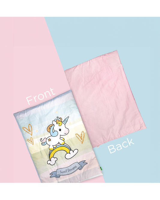 nuluv Baby Quilt-Made With 100% Cotton-Unicorn-For Infant