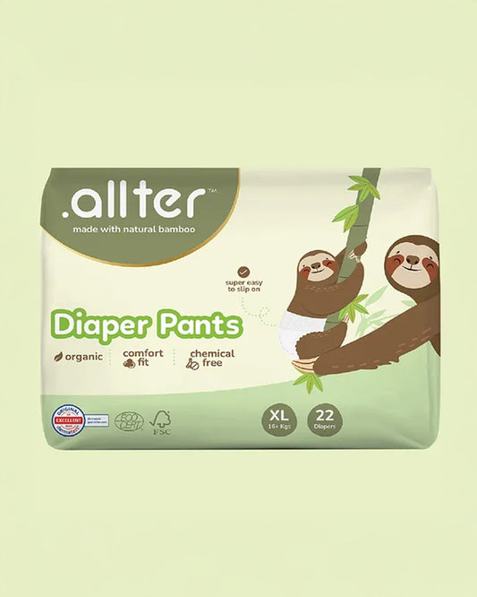 Allter Baby Feet Diaper Pants-Extra Large (16Kg+)-With Wetness Indicator