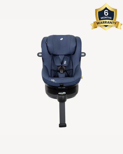 Joie i-Spin 360 Baby Car Seat-Convertible-(Front & Rear Facing)-6 Positions Recline-360 Degrees Rotation-6 Months Warranty-For 0 to 4Y (Upto 19 Kg)-Deep Sea