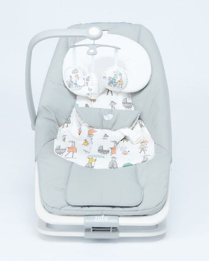 Joie Dreamer Rocker & Bouncer-3 Position Reclining Seat-2 Position Adjustable Leg Rest-With Removable & Rotating Toy Bar-Battery Operated-6 Months Warranty-Upto 9 Kg-In The Rain