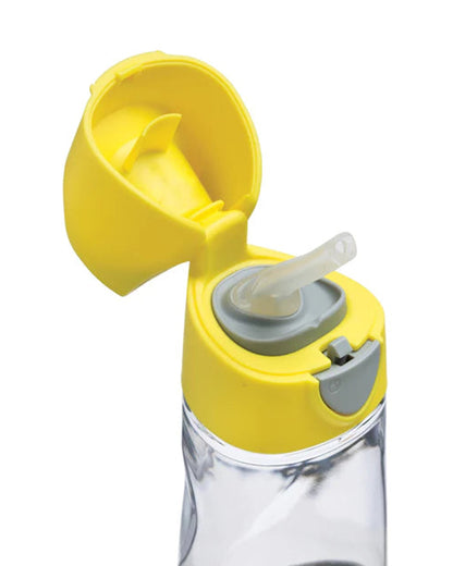 b.box Baby Birthday Feeding Set-Pack of 2-Snack Box & Spout Drink-Yellow