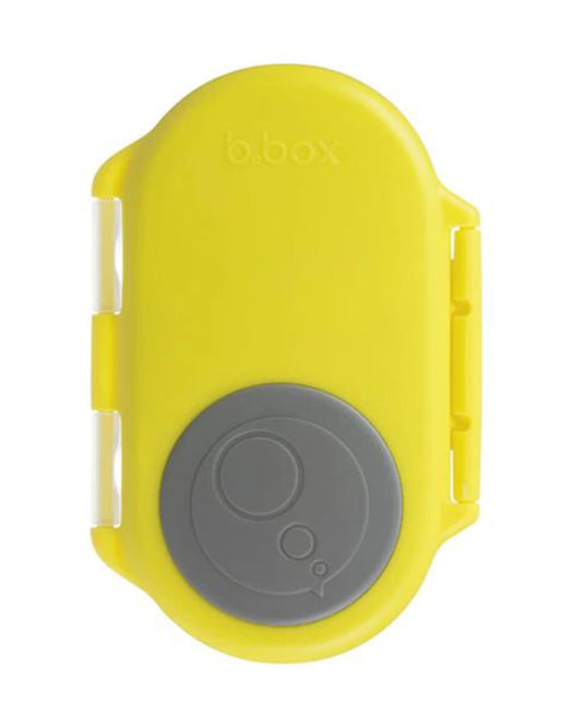 b.box Baby Birthday Feeding Set-Pack of 2-Snack Box & Spout Drink-Yellow