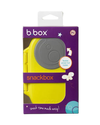b.box Baby Birthday Feeding Set-Pack of 2-Snack Box & Spout Drink-Yellow