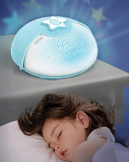 Infantino Watch Over Me Soothing Night Light, Projector & Bed Side Lamp-For a Calm Sleep-Blue-0M+