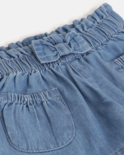 Chicco Blue Shorts-Cotton-Solid-For Infants