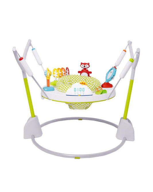 Skip Hop Baby Activity Jumper-Foldable-Light & Music Counter-360 Degree Rotating Seat-4M+