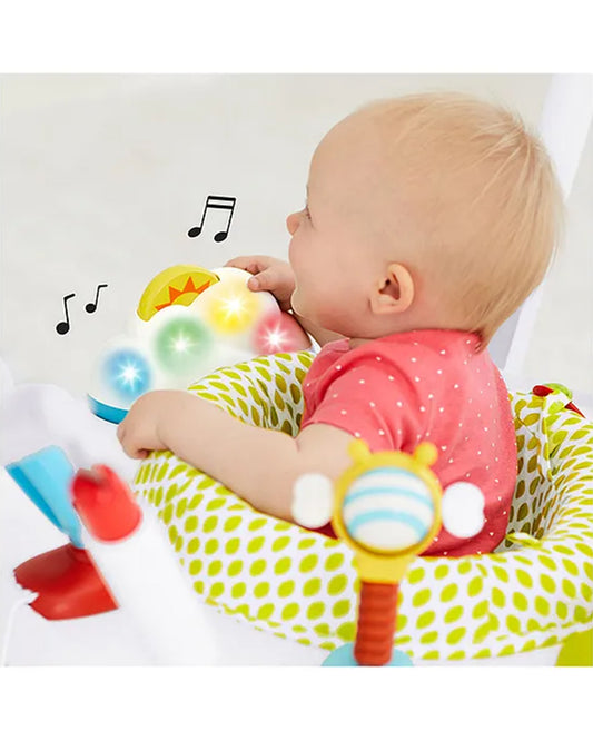 Skip Hop Baby Activity Jumper-Foldable-Light & Music Counter-360 Degree Rotating Seat-4M+