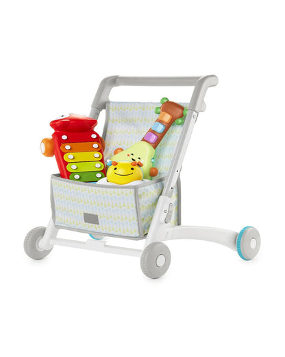 Skip Hop Musical Activity Walker-4 in 1 Convertible-Anti-Skid-40+ Play Features-6M+