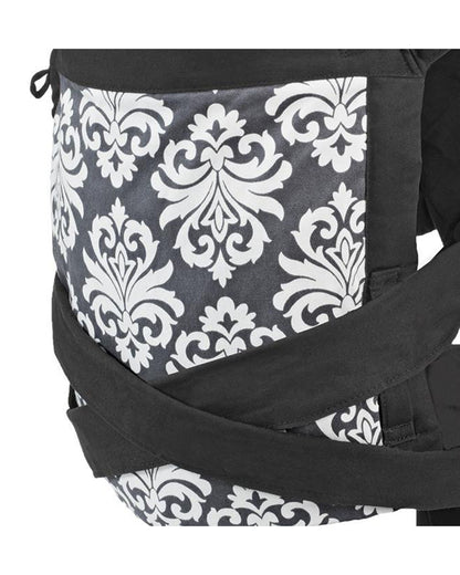 Infantino Sash Mei Tai Baby Carrier-3 Positions Carry-With Padded Shoulder Straps & Head Support-Includes Removable Hood-For 0M+ (3.6 to 16.3 Kg)-Black