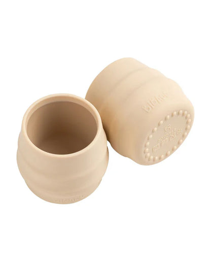 Bibado Meal Set Combo-Strong Suction Base-Encourages Self Feeding-Pack of 3-Fawn