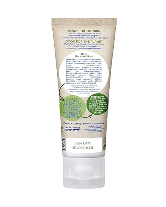 Mustela Certified Organic Diaper Rash Cream-With Olive Oil & Sunflower Oil