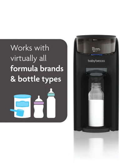 Baby Brezza Formula Pro Advanced Wifi Baby Formula Dispenser-Automatically Mix a Warm Formula Bottle from Your Phone Instantly-with 3 Temperature Settings-Adjustable Serving Size(60-300 ml)-Accurate Mixing-Airtight Formula Storage