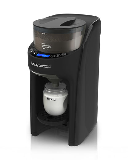 Baby Brezza Formula Pro Advanced Formula Dispenser-Instant Warm Formula with 3 Temperature Settings-Adjustable Serving Size(60-300 ml)-Accurate Mixing-Airtight Formula Storage-Removable & Dishwasher Safe Water Tank-Black